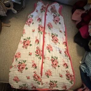 Betsey Johnson Pink Floral Kids Sleep Sack